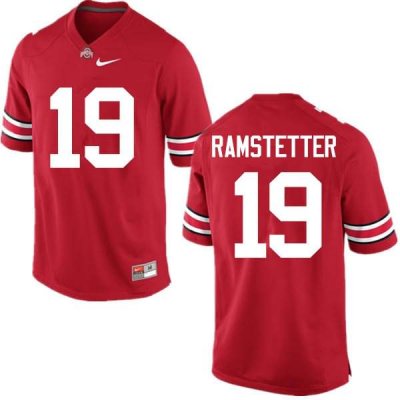 NCAA Ohio State Buckeyes Men's #19 Joe Ramstetter Red Nike Football College Jersey EXF4545CJ